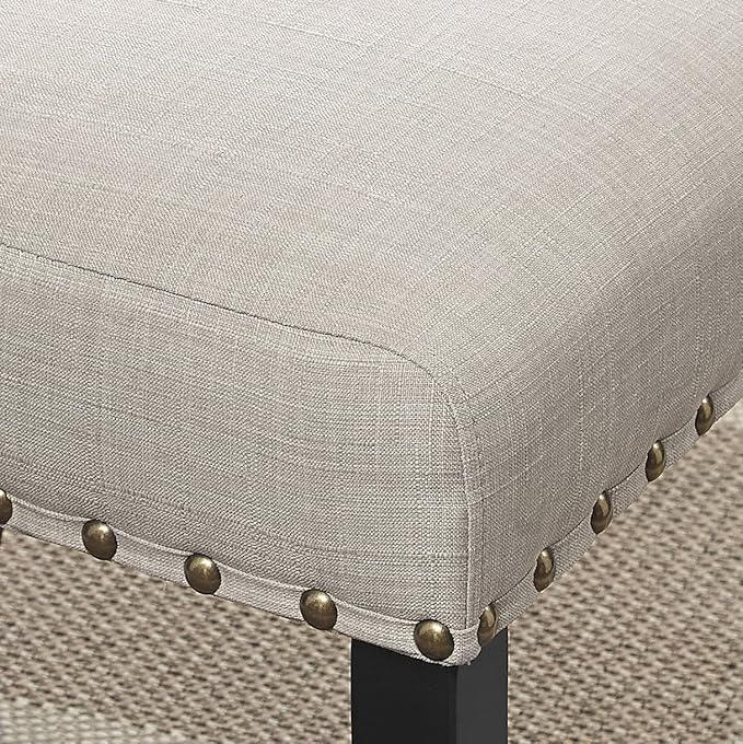 Biony Tan Fabric Counter Height Stools - Image 4