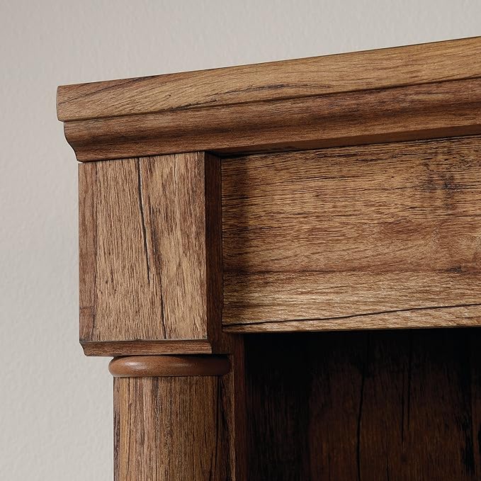 Sauder Palladia Library with Doors/Book Shelf, L: 29.37" x W: 13.90" x H: 71.85" - Image 4