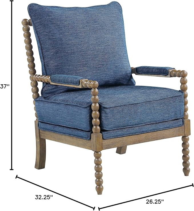 OSP Home Furnishings Fletcher Spindle Accent Chair - Image 10