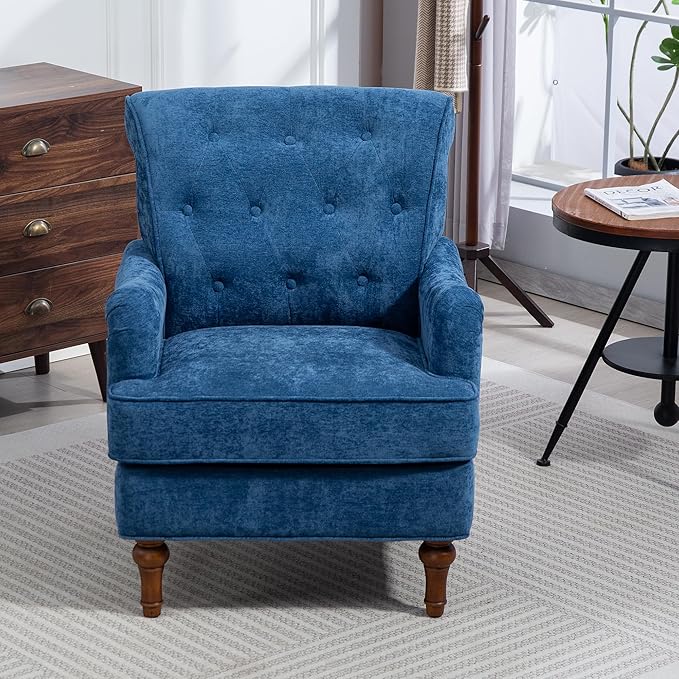 Ball & Cast Comfy Chenille Club Sofa Living Room Chairs, Accent Chair - Image 3