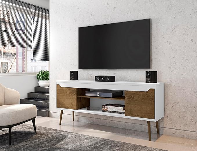 Manhattan Comfort Bradley Mid Century Modern TV Stand - Image 2