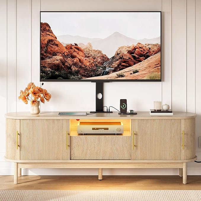 YITAHOME Fluted TV Stands for Living Room - Image 8