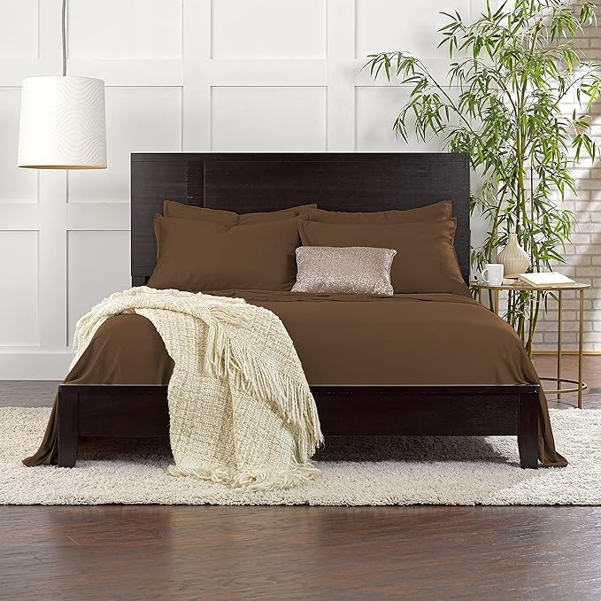 Split King Sheets by Pure Bamboo, Genuine 100% Organic Viscose Derived from - Image 6