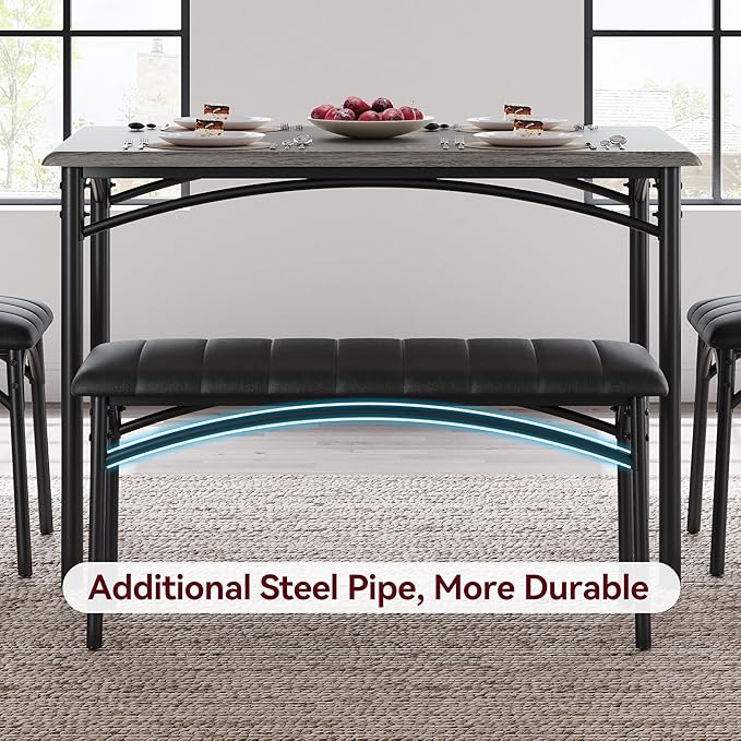 Garvee Dining Table Set for 4, Kitchen Table - Image 8