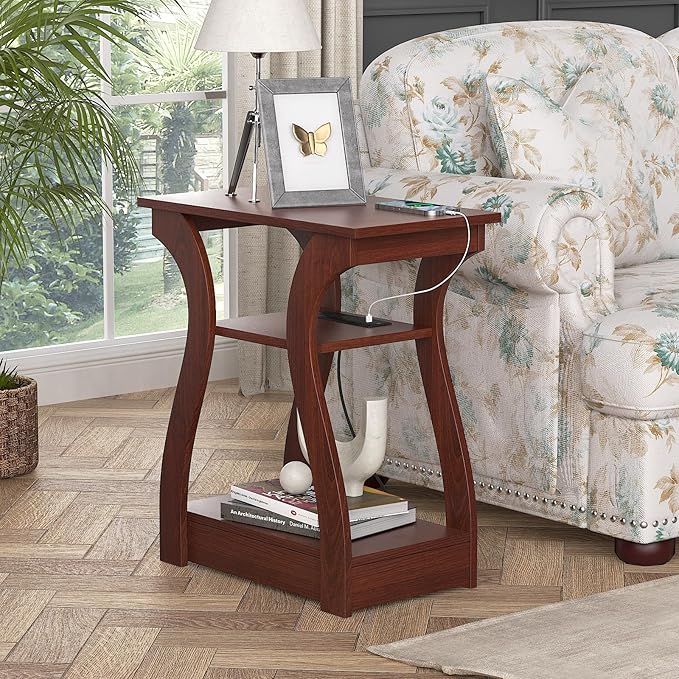End Tables Living Room, Cherry End Table - Image 4
