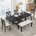 Ball & Cast Farmhouse 6 Piece Extendable Dining Table by BallCast