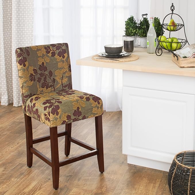 HomePop Upholstered Counter Height Barstool - Image 2