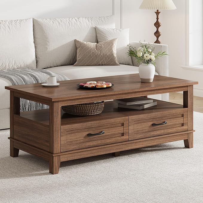 GarveeHome Farmhouse Coffee Table by GarveeHome