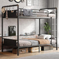 Metal Bunk Bed Twin Over Twin, Industrial Bunkbeds Heavy Duty Bed by JOCOEVOL