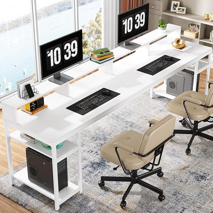 Tribesigns Two Person Desk by Tribesigns