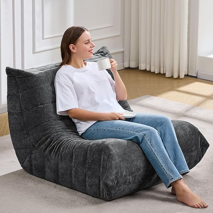 Bean Bag Chairs for Adults Giant Bean Bag Chair Memory Foam BeanBag Chair Big - Image 3