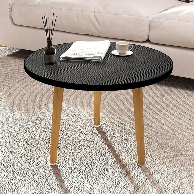 Round Coffee Table Low Table - Image 2
