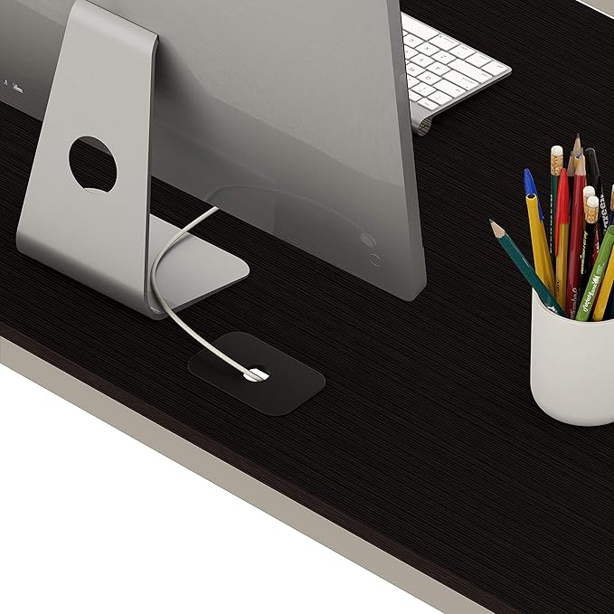 SHW 55 x 60 Inches Commercial-Grade L-Shape Corner Office Computer Desk - Image 4