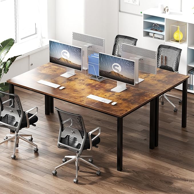 Need 70.8 Inch Executive Office Desk, Large Stylish Computer Desk, Simple Study - Image 9