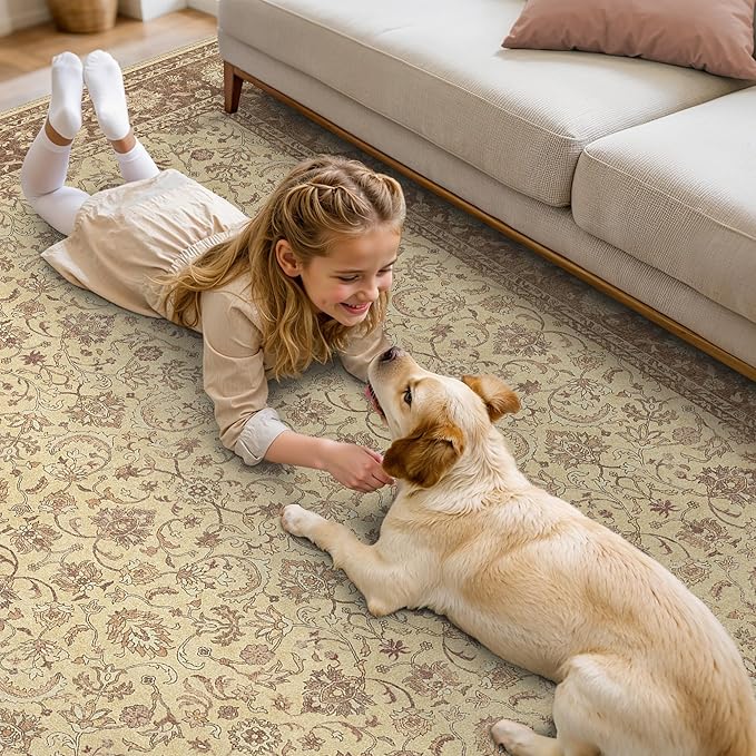 8X10 Area Rugs Machine Washable Rugs - Image 4