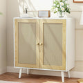 Rattan Storage Cabinet, Small Sideboard Buffets Storage Cabinet by INFURNICHomeFurniture