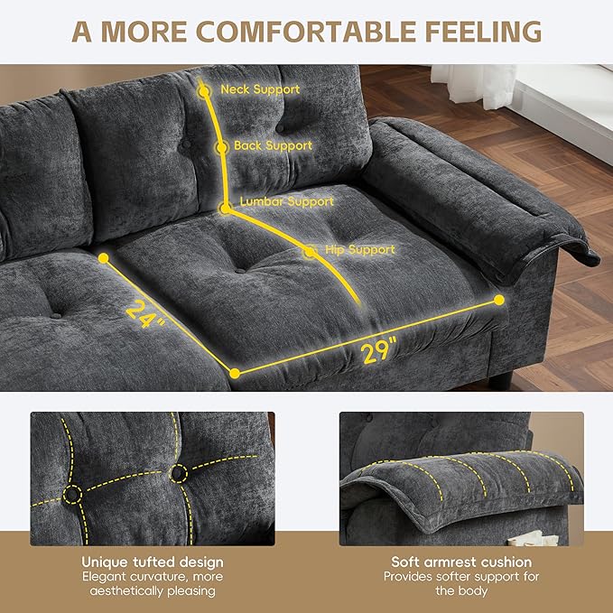 Mreax L-Shape Sectional Sofa - Image 5