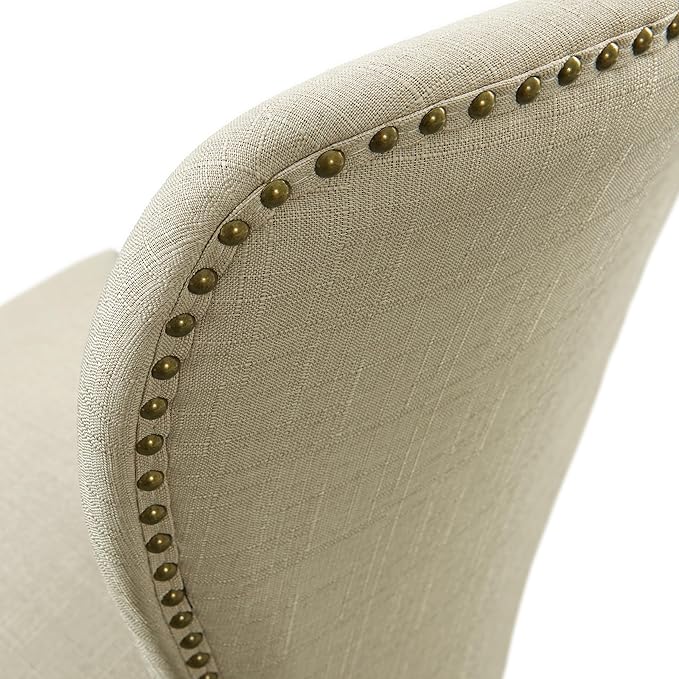 Alaterre Furniture Savoy Upholstered Dining Chairs – Set of 2 Parsons Style - Image 13