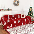 MYSKY HOME 71X102 inches Chair Christmas Couch Cover, Sectional Sofa Covers by MYSKYHOME