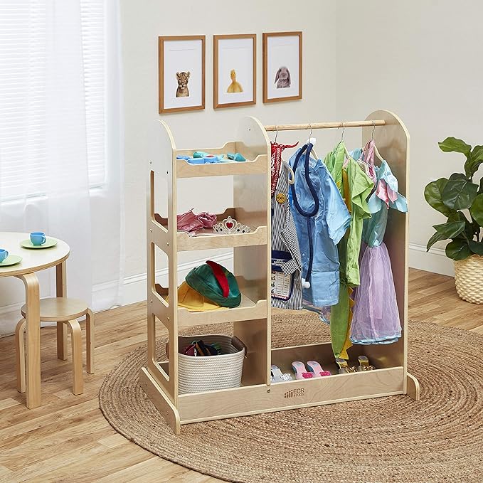 ECR4Kids Dress Up Center with Mirrors, Costume Organizer - Image 11