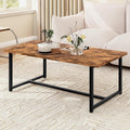 Coffee Table Living Room, Modern Center Table Rectangular, Industrial Furniture by FOUBAM
