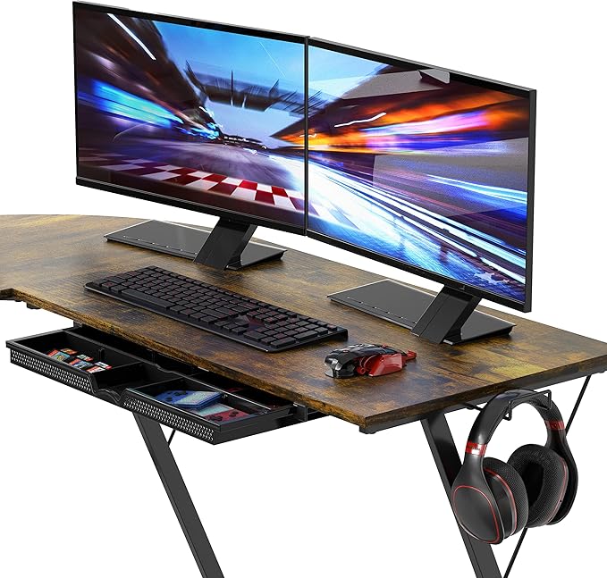 SHW 51 x 51 Inches Vista L-Shaped Desk - Image 6