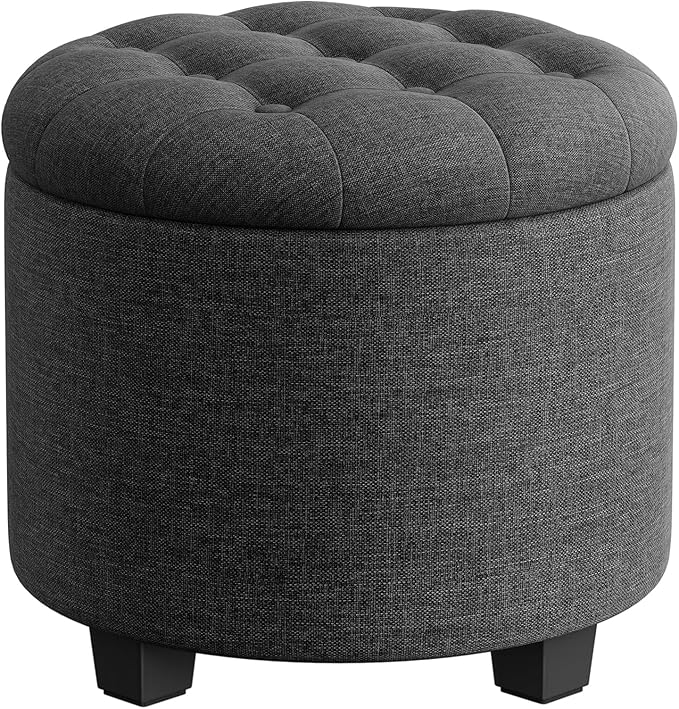 SONGMICS Round Ottoman, Ottoman by SONGMICSbySONGMICSHOME