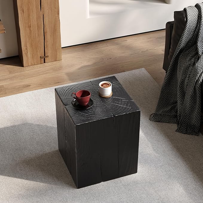 Christopher Knight Home Bard 18" Square Living Room Side Table, Wood-Like - Image 4