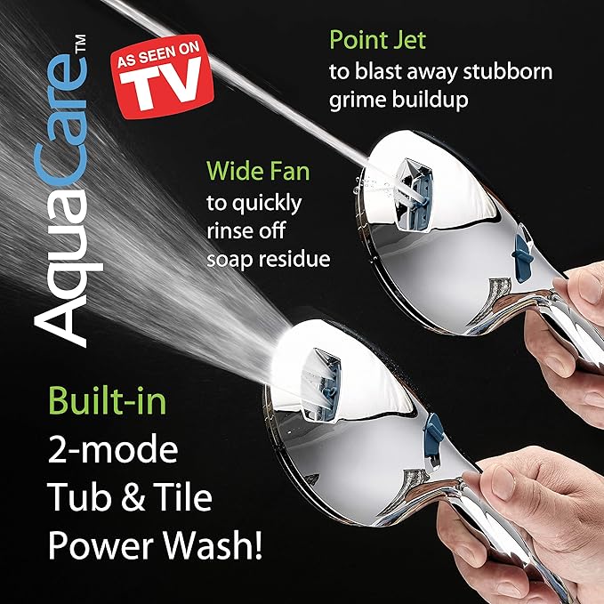 Hotel Spa AquaCare High Pressure 8-Mode Handheld Shower Head - Image 7