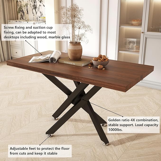 30 Inch Metal Table Legs, Heavy Duty Desk Legs Combinatorial Dining Table Legs - Image 4