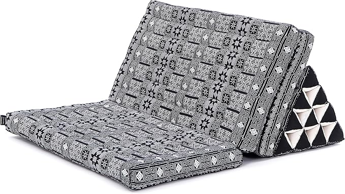 Leewadee 3-Fold Mat XXL with Triangle Cushion – Firm TV Pillow, Foldable - Image 9