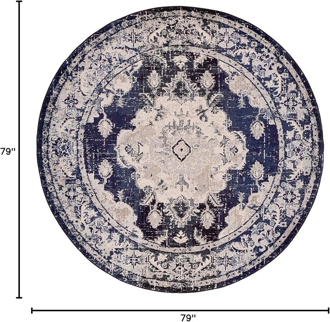 SAFAVIEH Monaco Collection Round Rug - Image 2
