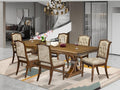 NEMA7-AWA-36 7 Pieces Dining Room Set Includes a Rectangular Dining Table and 6 by LuxebyEastWestFurniture