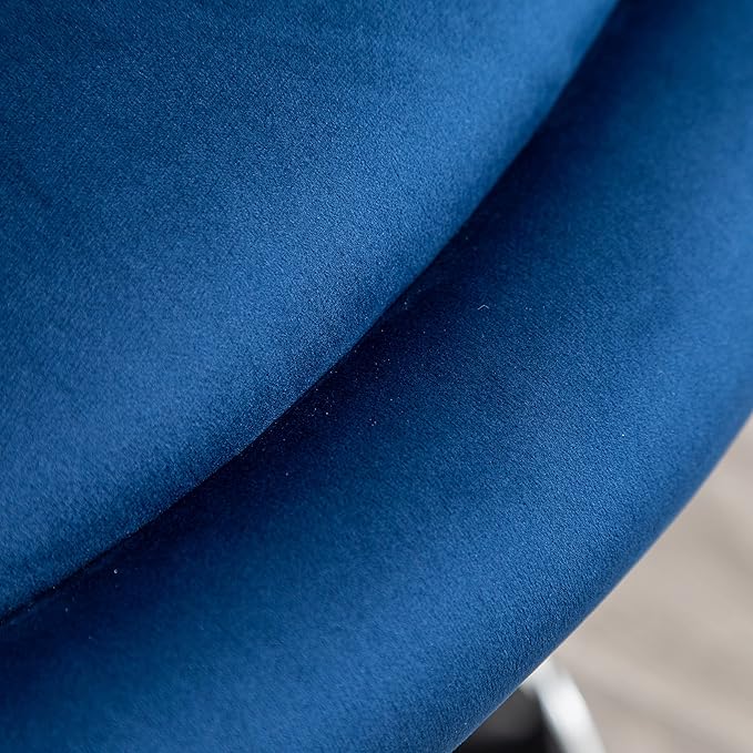 Roundhill Furniture Noas Velvet Upholstered Tufted Back Swivel Accent Chair - Image 10