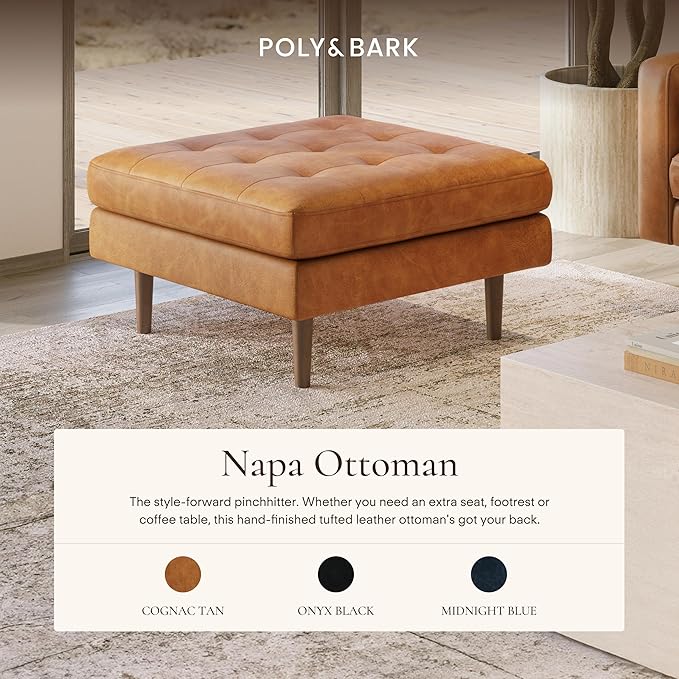 POLY & BARK Napa Ottoman - Image 4