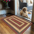 Highland Multi Color Jute Braided Rugs, 20x30 Rectangle by Homespice