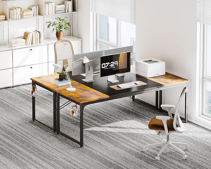 Coleshome 71 Inch Computer Desk, Modern Simple Style Desk - Image 2