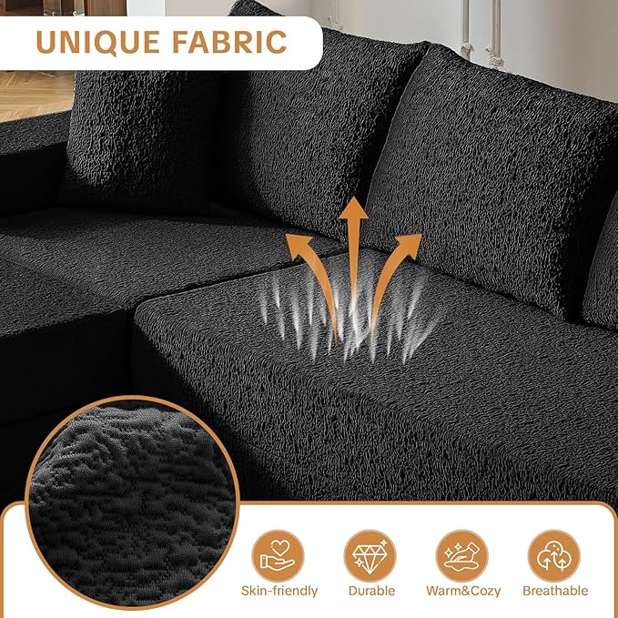 108" Modular Sectional Cloud Sofa - Image 5