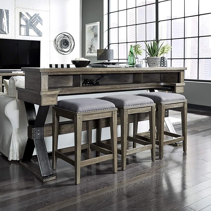 Liberty Furniture Industries Sonoma Road Console Stool, W17 x D17 x H26 - Image 2