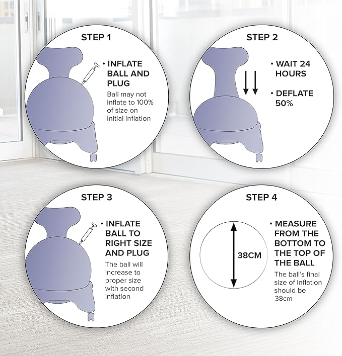 Gaiam Kids Balance Ball Chair - Image 4