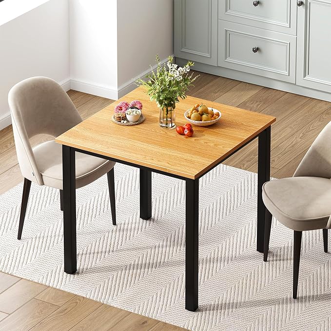Need Small Square Dining Table- 31-1/2'' Sturdy and Heavy Duty Writing Desk - Image 5