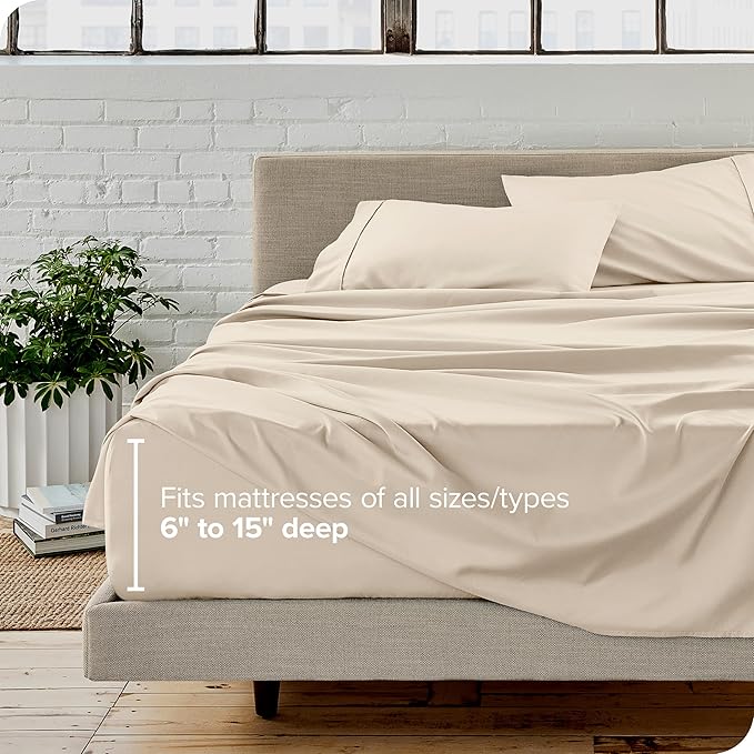 Bare Home Split King Sheet Set - Image 6