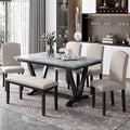 Ball & Cast 6 Piece Dining Table Set by BallCast