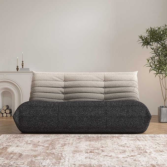 Bean Bag Chair, Loveseat Fireside Chair Bean Bag Sofa Large Bean Bag Chair - Image 4