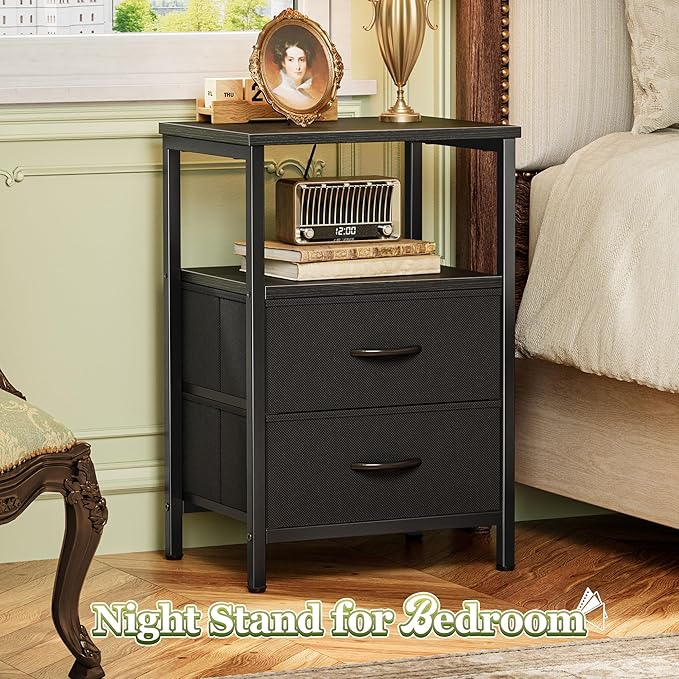 Huuger Night Stand Set of 2, Nightstand - Image 4