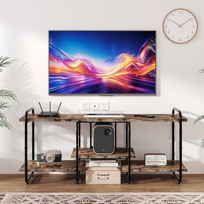 VECELO TV Stands up to 55 Inch, Entertainment Center/Media Console Table - Image 10