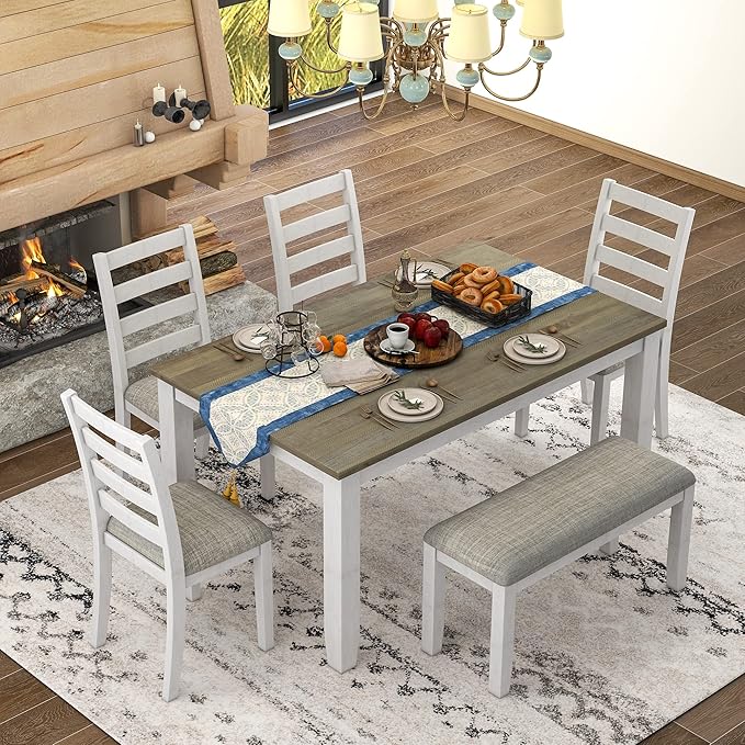 Ball & Cast 6 Piece Dining Table Set - Image 2