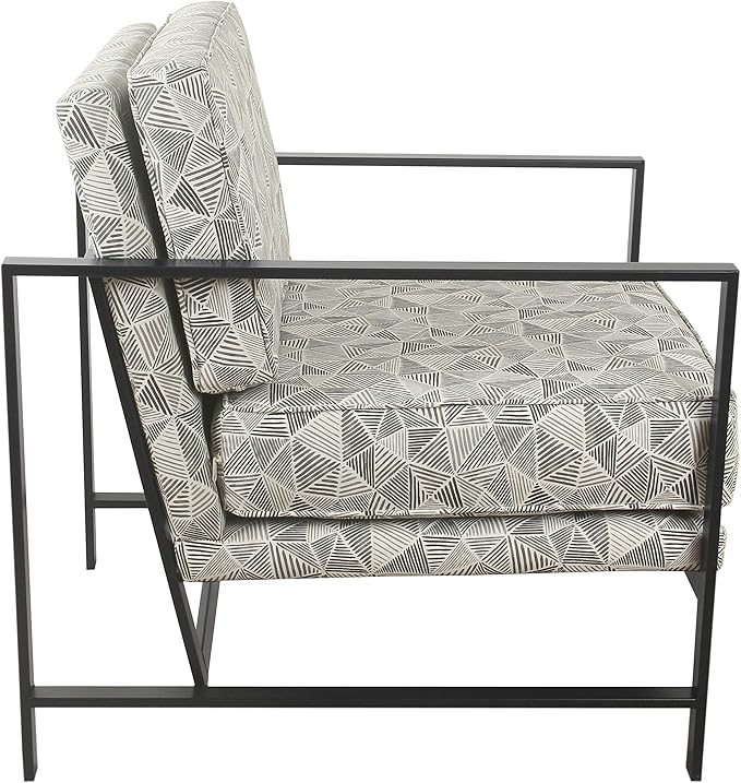 HomePop Modern Metal Frame Accent Chair Home Décor|Accent Chairs - Image 4
