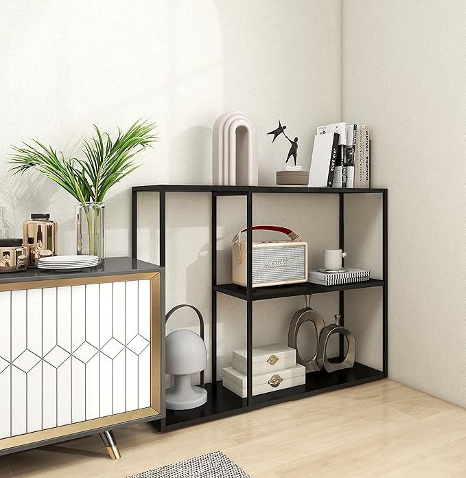 HDANI Console Table, Narrow Entryway Table, 3 Tier Metal Hallway Table - Image 4