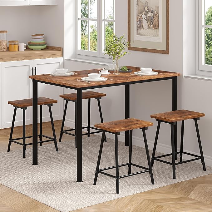 VECELO Kitchen Table and Chairs by VECELO